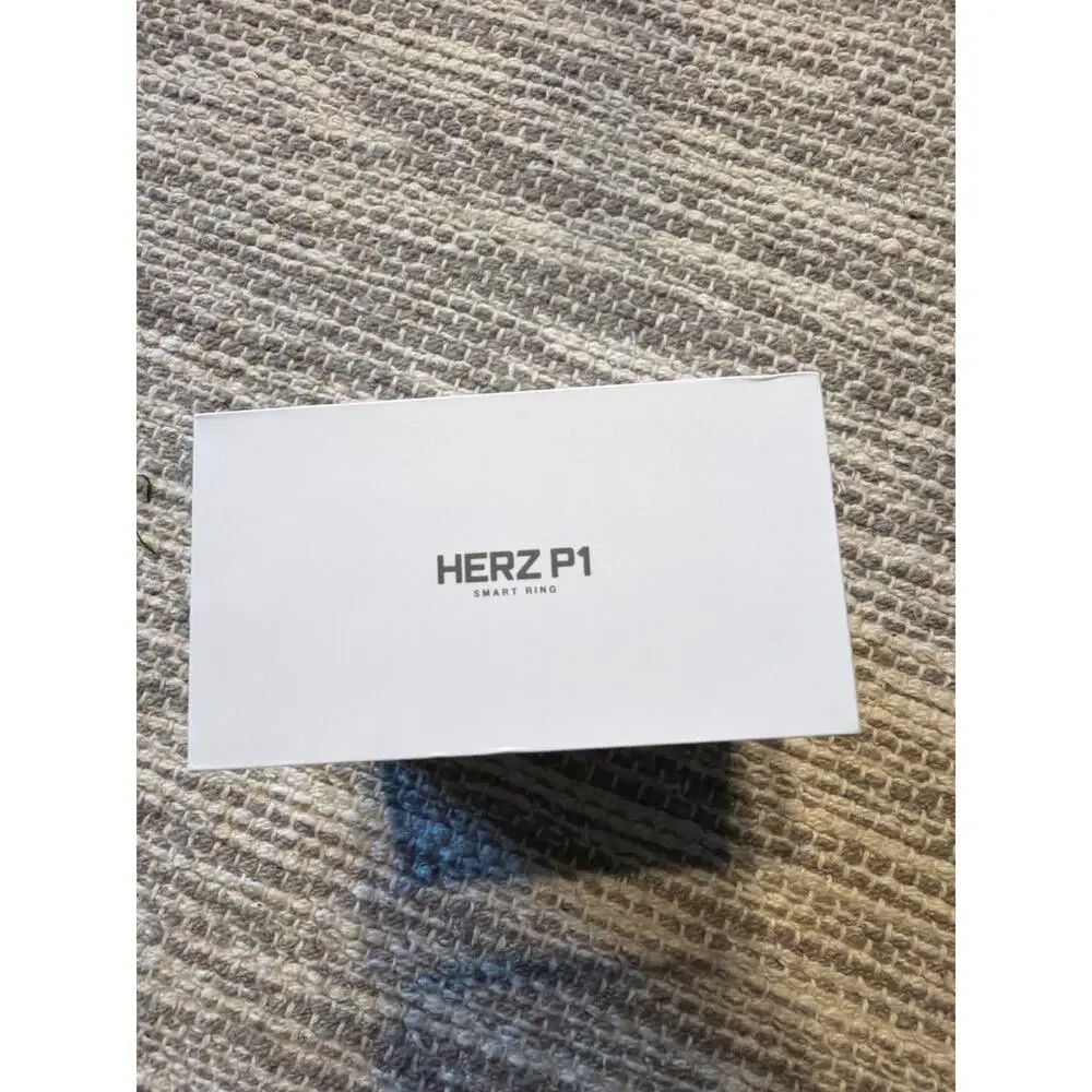 NEW Herz P1 Unisex Smart Ring Fitness Tracker Sz 9 Midnight Black New